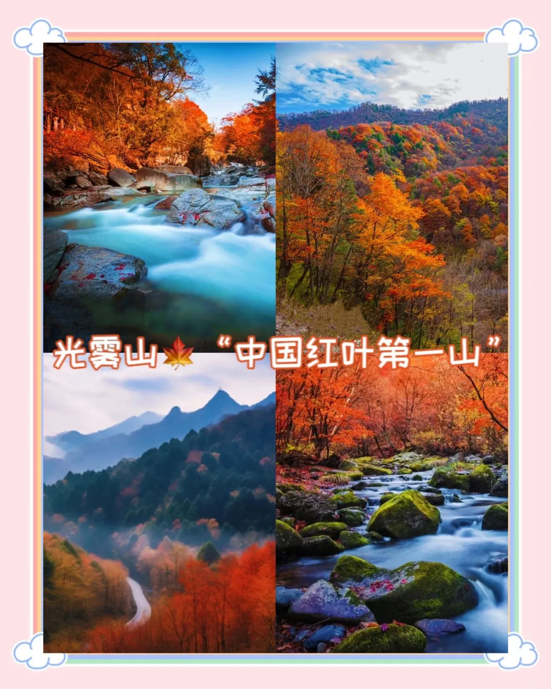 秋季限定版#邂逅光雾最美秋色#亚洲最美红叶#纯玩双卧八日2399元