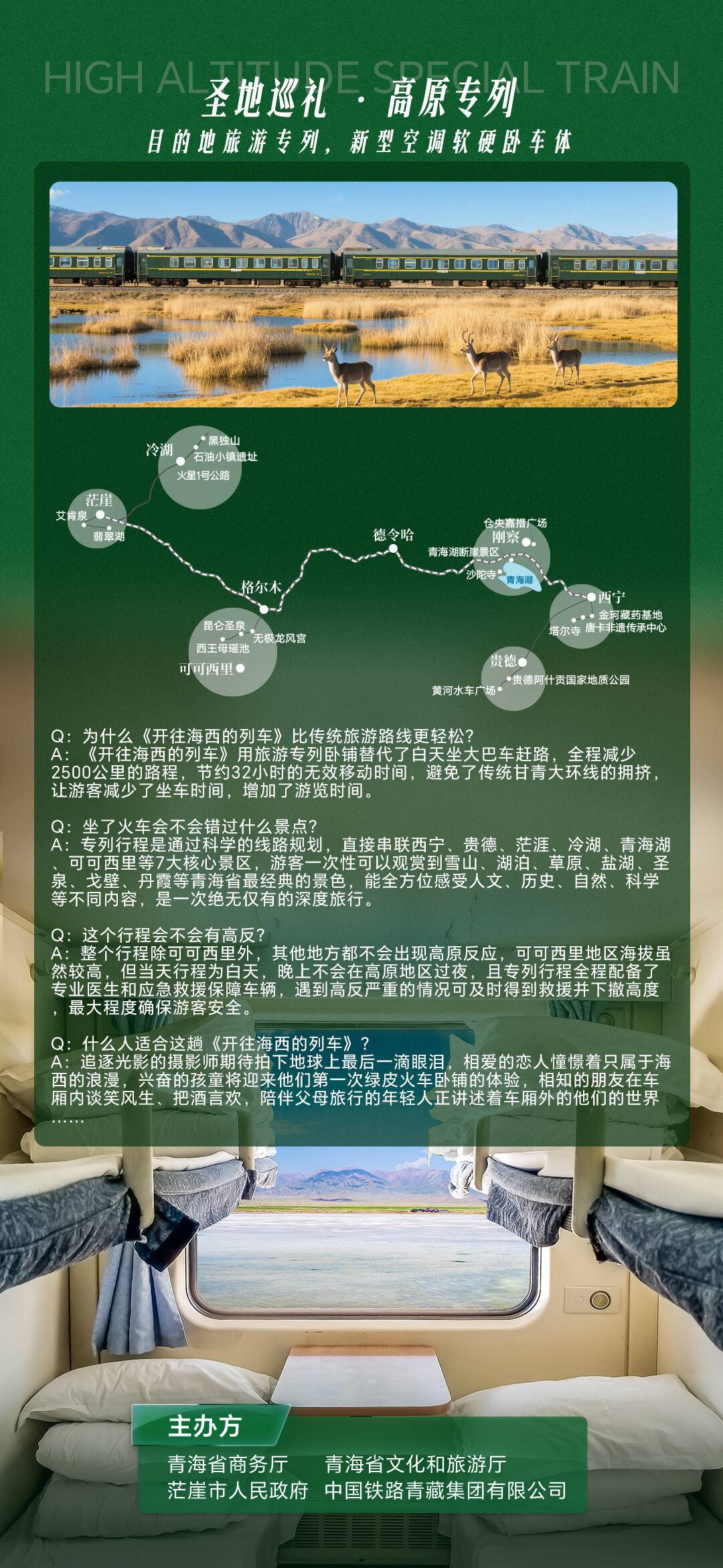 双飞往返【海西专列之旅 】8天7晚探秘大西北~硬核配置·性价比碾压