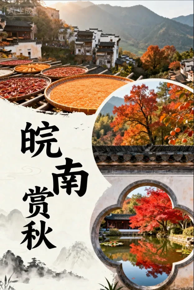 【纯玩：吃货天堂❤398元❤8顿自助餐❤篁岭晒秋❤水城泡汤四日】住五星水城精品酒店，5顿100多种自助大餐+3自助早，篁岭晒秋，观塔川秋色，赏指南村红叶，免费麻将，K歌，汗蒸，影院