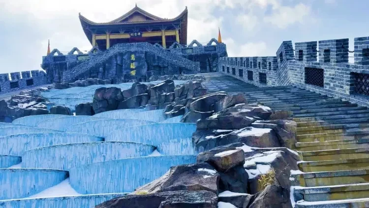 纯玩秒杀5日499元◆五星配套◆温泉无限泡~檀宫疗愈季~温泉森呼吸！『浦江仙华湖畔 檀宫酒店』4早7正享甲鱼宴烤全鱼牛头宴◆马岭天观VS神丽峡