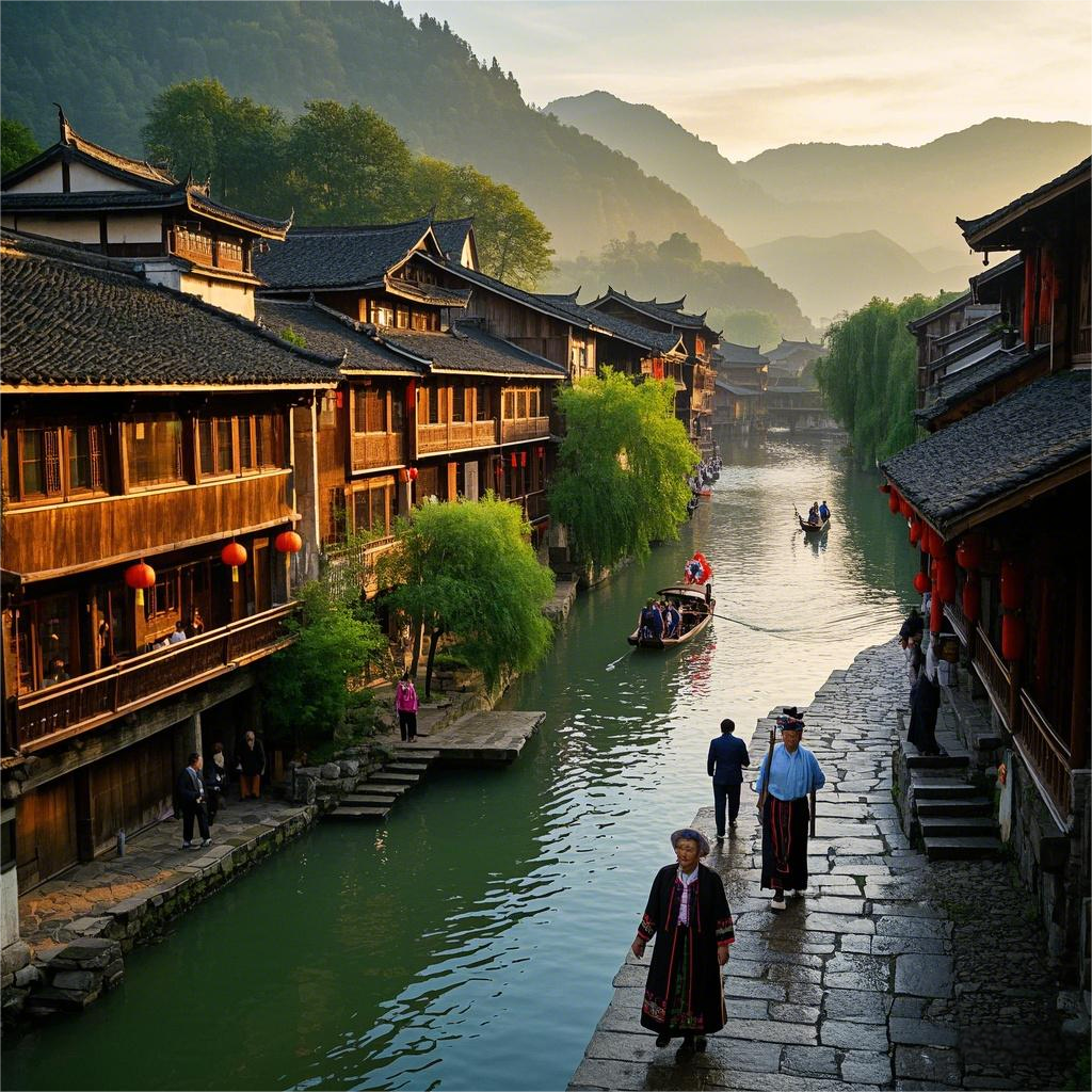 【别样湘渝・五星游边城】边城深度游双卧8日游、全程2钻+2晚4钻品质住宿+升级2+1保姆车仅需2980元!浦花暗河、桃花源、挂壁公路、十八洞、矮寨大桥