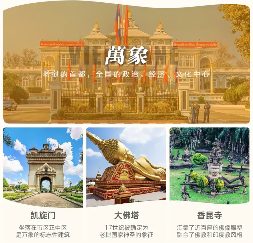 【纯享老挝】爆款热卖，全程0自费，上海东方航空直飞万象7天5晚，保障接待品质6680元/人起