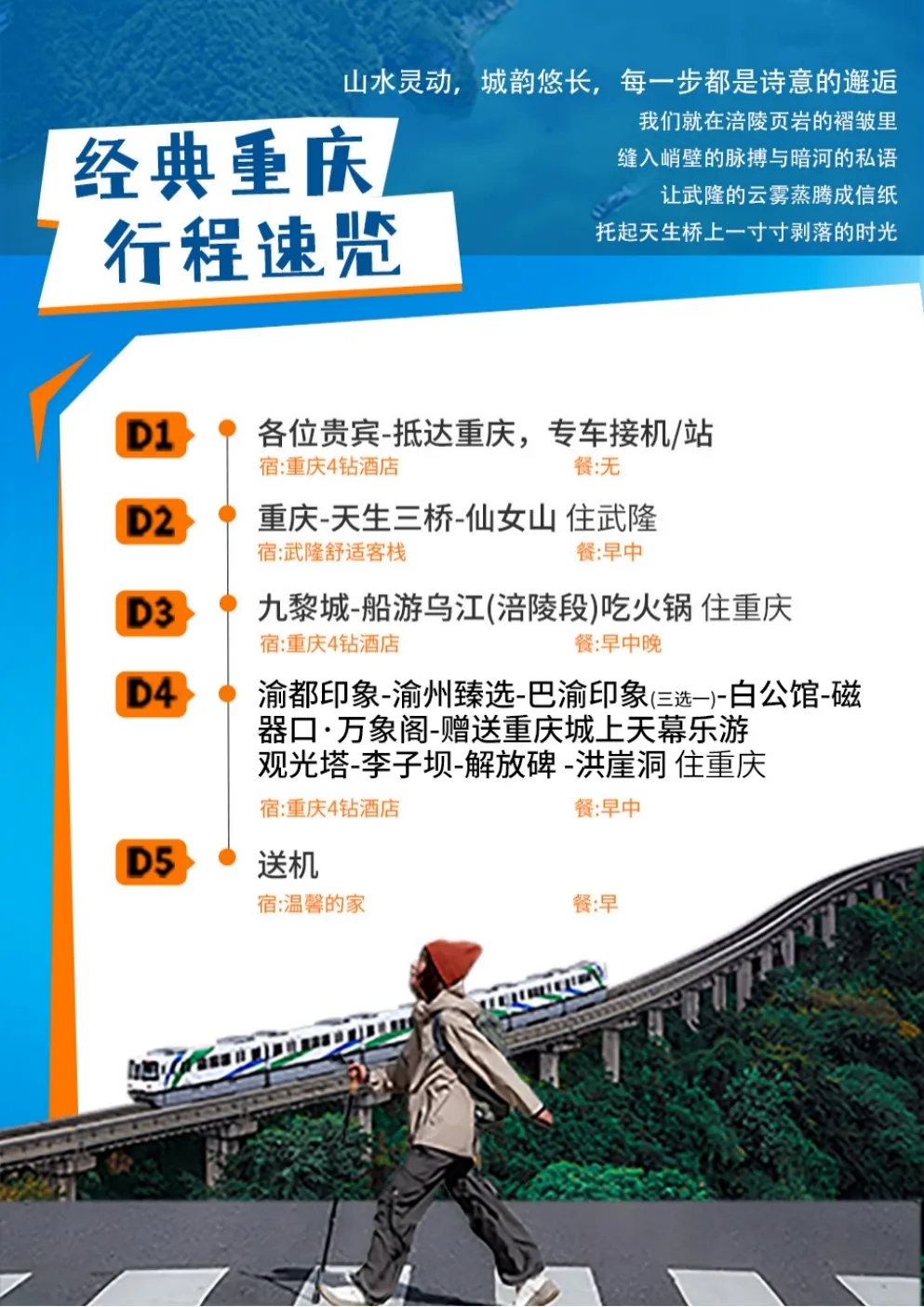 1-4月1399元特价重庆武隆天生三桥/仙女山-天坑寨子-乌江画廊-磁器口-李子坝-洪崖洞双卧7日/双飞5日游！！！